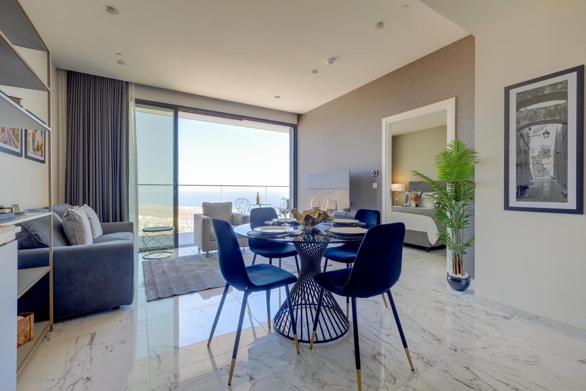 Stylish Skyline Apartment Mercury Tower Saint Julian's Εξωτερικό φωτογραφία